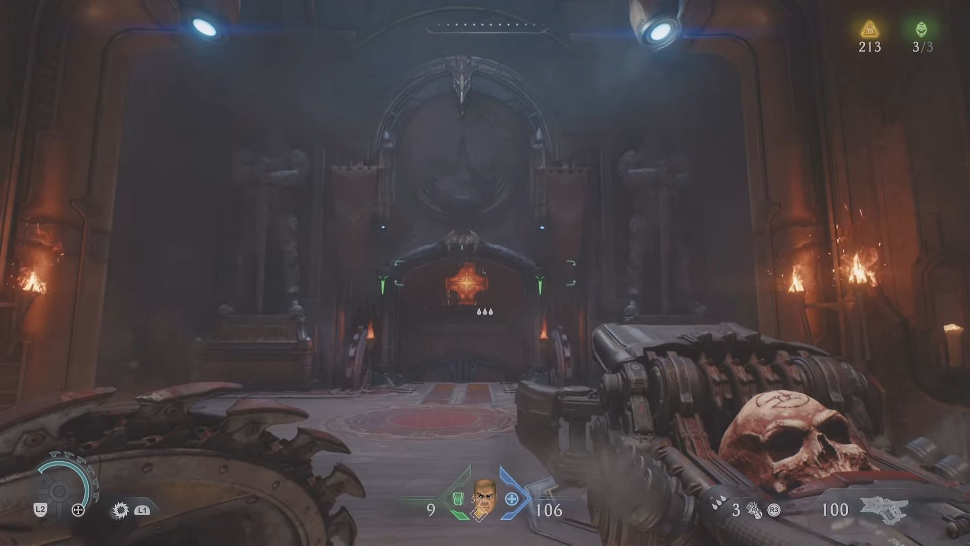 Destroy this item using your shield in Doom The Dark Ages 'Chapter 4'(Image via Sportskeeda Gaming | Bethesda Softworks)